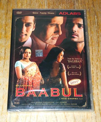 Baabul Adlabs Hindi DVD 2006 2-Discs English Subtitles Original