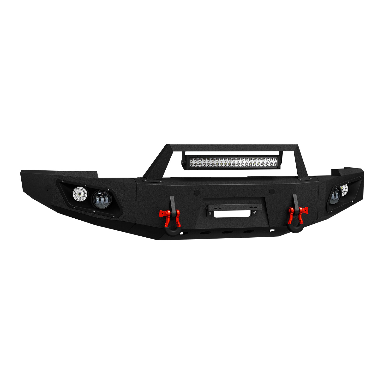 Off-Road Front Bumper W/ Sensor Holes For 2007-2013 2nd Gen Chevy Silverado 1500