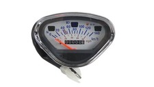 Dax Tacho 12 Volt für Skyteam Dax u.a. 140 km/h Weiss speedometer