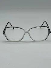 Silhouette Austria SPX M 1835 /10 6055 58-13 Black Crystal Eyeglasses Frame /M65