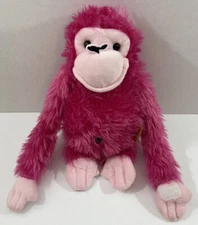 Pink Gorilla Monkey soft plush 12" Adventure Planet