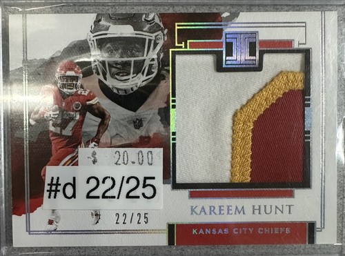 2017 KAREEM HUNT AUTO RARE LIMITED TOLEDO CHIEFS + SIGNED JERSEY 34 LOT RPA PSA - Picture 18 of 22