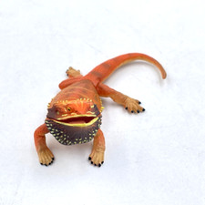 Japan Kaiyodo Bearded Dragon Lizard Reptile Realistic Animal Miniature Figure