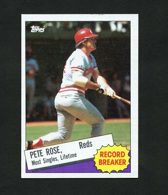 1985 Topps Pete Rose Record Breaker #6 ~ Cincinnati Reds