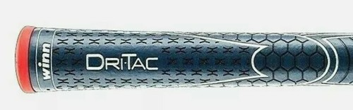**Venta rápida de 6 piezas** Empuñadura de golf estándar AZUL OSCURO WINN DriTac para hombre 5DT-NB nueva - Imagen 3 de 5