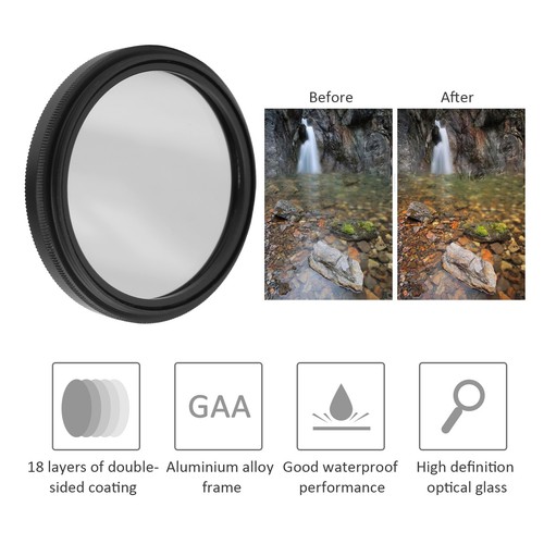 Junestar CPL Lens Filter Polarizing Lens Filter For / / / Olym SD3 - Picture 12 of 21