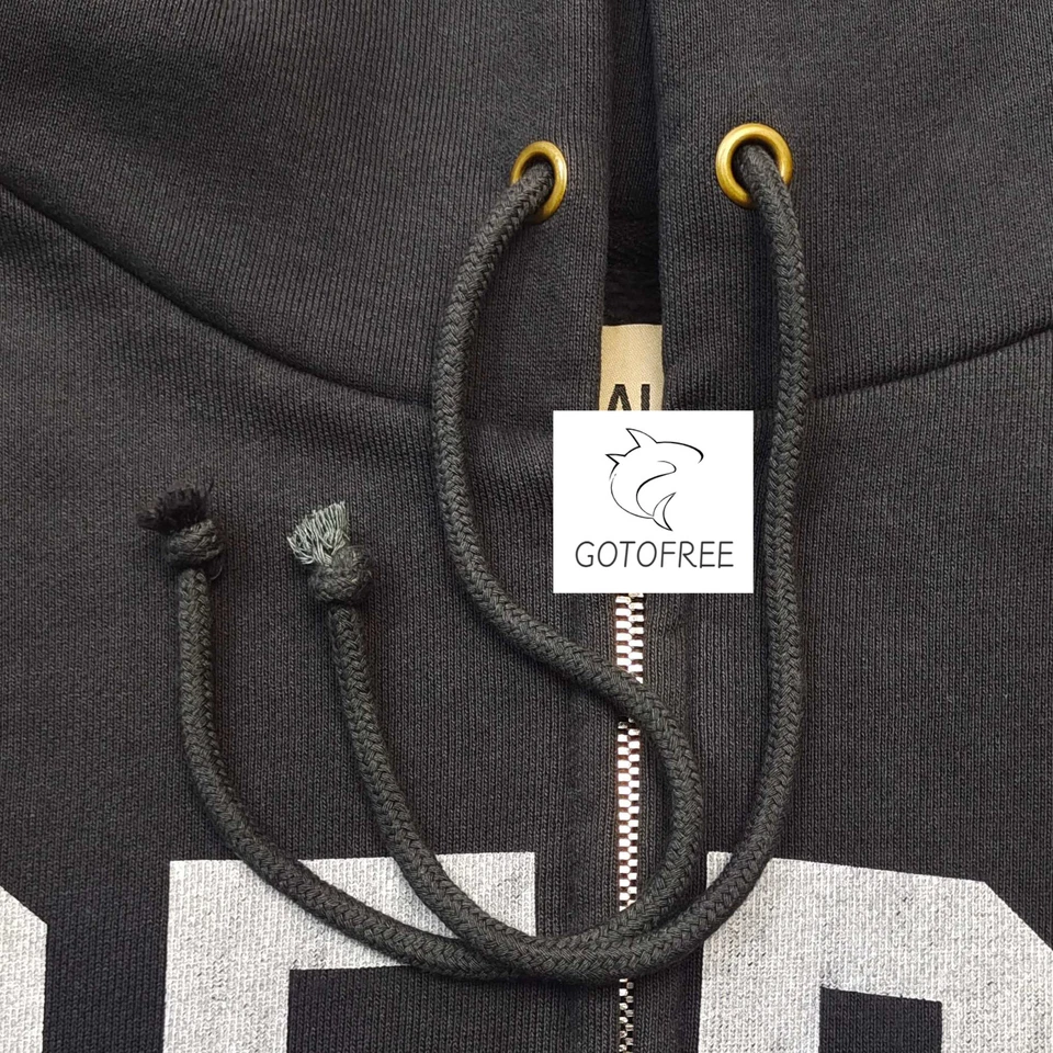 GOTOFREE MEN WOMEN GDEPT HOODIE HOODED CARDIGAN ZIP JUMPER SWEATSHIRT ACTIVEWEAR - Image 4 of 4