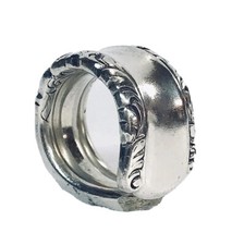 Hand Crafted Spoon Ring Silver Plated Flatware One Of A Kind 19 Grams Size 6.5
