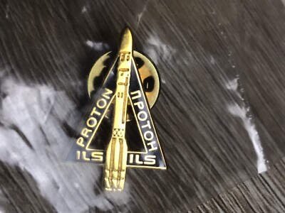Space Shuttle ILS international Launch Services Proton pin rare vintage NIP