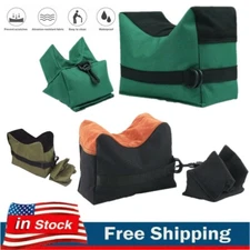 Shooting Range Sand Bag Set Rifle Gun Bench Rest Stand Front and Rear Bag US
