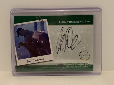 CSI Autograph Card CSI-A17 Ann Danahue Writer Producer