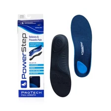 PowerStep ProTech Full Length Orthotic Insoles - Many Sizes
