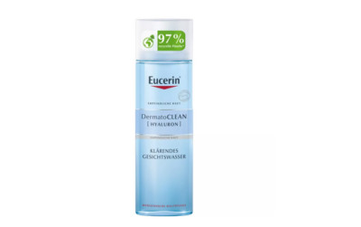 Eucerin DermatoClean [Hyaluron] Klärendes Gesichtswasser, 200 ml ,PZN 16143115