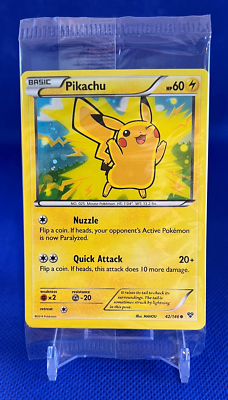 Pokemon Card - Pikachu XY 42/146 - Holo - Movie Promo - Factory