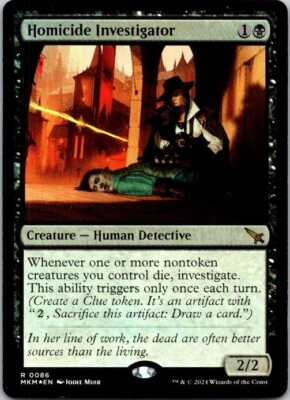 Magic the Gathering Foil Homicide Investigator Murders at Karlov Manor MTG