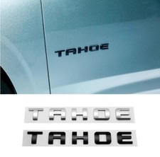 Per Chevrolet Tahoe 1 pz logo ABS posteriore parafango emblemi e ornamenti SUV