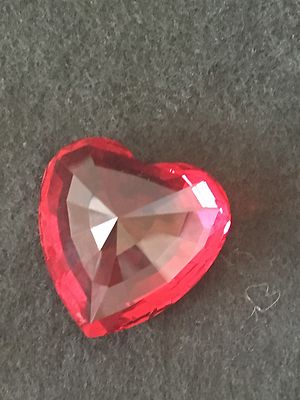 ブリリアント ハート(S) SWAROVSKI LIMITED EDITION 1998 RED CRYSTAL HEART