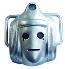 Classic Cyberman Blue Doctor Who Monster Single Card Face Mask.Great for Parties