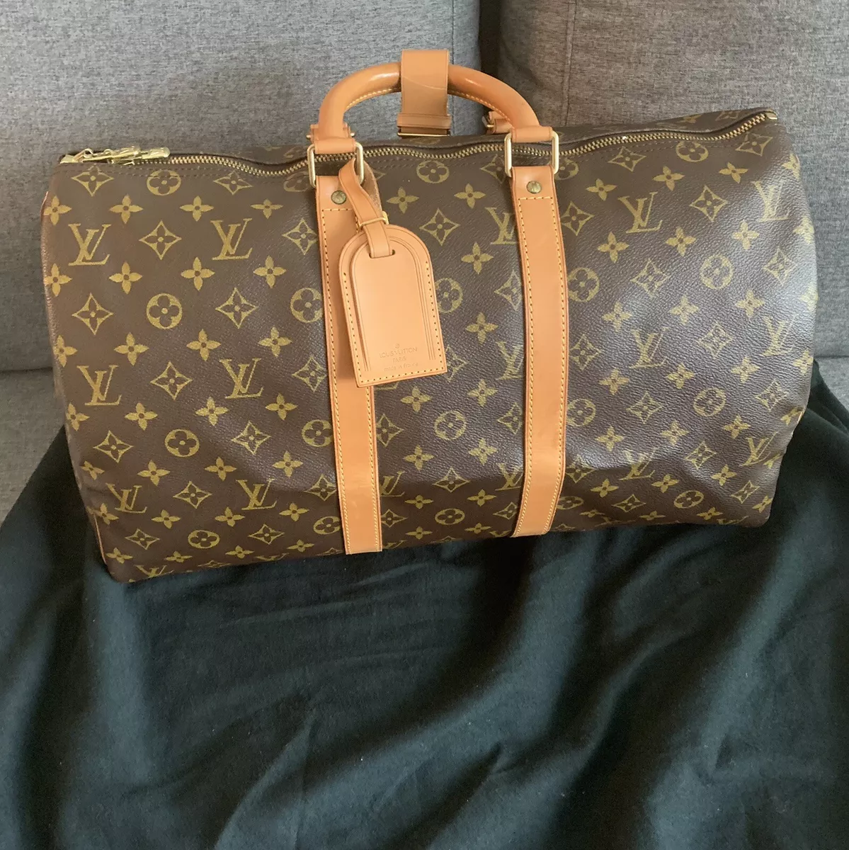 Louis Vuitton Leather Bandouliere Keepall Travel Shoulder Strap