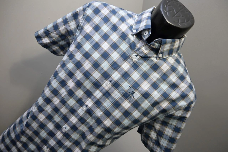 Penguin MunsingWear Button Up Dress Shirt Classic Fit Plaid Mens Size Small - Image 4 of 4