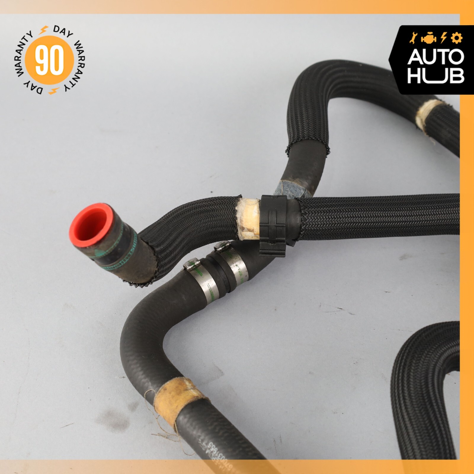 17-22 Maserati Levante M161 3.0L Engine Radiator Coolant Hose Pipe Set OEM 73k