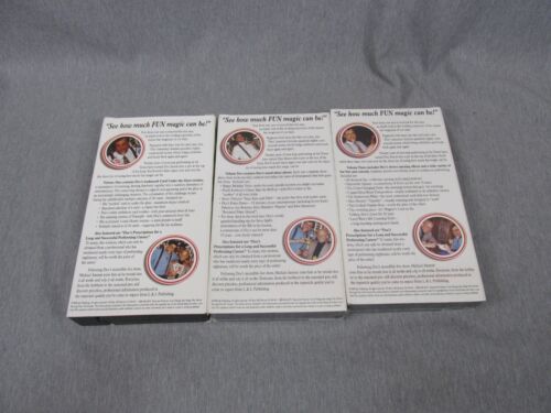 BAR MAGIC DOC EASTON MAGIC TRICKS VOL 1-2-3 VHS TAPES NEW SEALED VOL 1 OPENED - Picture 2 of 3