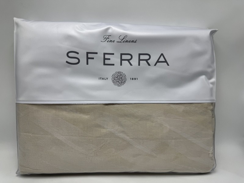 SFERRA PIUMA Full/Queen Duvet Cover Retail $895 Color Stone New STUNNING!