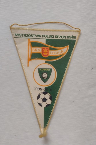 Pennant Football Polish Championships 1985/86 Bks Lechia Katowice 31st Aug 27cm - Picture 4 of 6