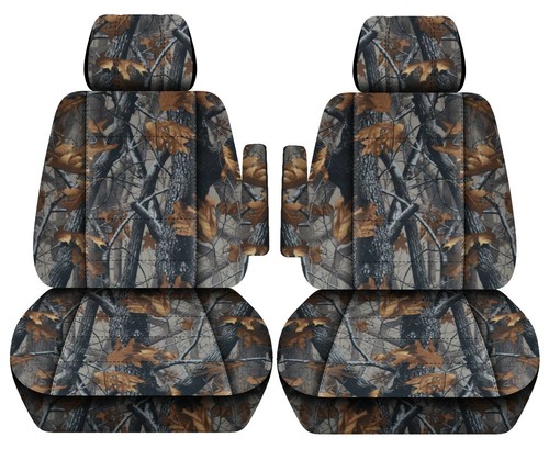 Seat covers Fits Toyota Tundra truck 99-06 Bucket seats with Armrest Camo Tree - Picture 8 of 12