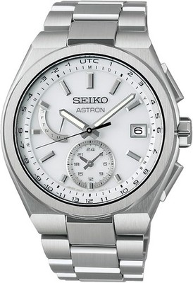 SEIKO Astron Men Watch SBXY085 NEXTER White Dial Titanium Radio Solar Japan New