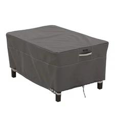 Classic Accessories Ravenna Water-Resistant 38 Inch Patio Ottoman/Table Cover
