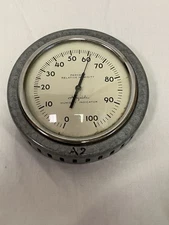 Vintage Airguide Humidity Indicator Wall Mount Made In USA