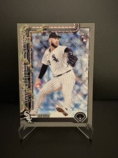 Sean Burke 2025 Topps Holiday #H106 Silver Glitter Holiday Parallel RC White Sox