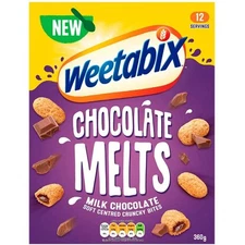 Weetabix Melts Milk Chocolate Cereals also Suitable For Vegetarians