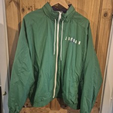 Nike Air Jordan Colour Green  Windbreaker Jacket Vintage, Size L