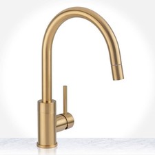 Miseno MNO003L Mia 1.8 GPM 1 Hole Pull Down Kitchen Faucet - Gold