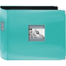 Pioneer Photo Album Scrapbook Jumbo Binder 12x12" 3 D-Ring 2.5" Sewn Leatherette