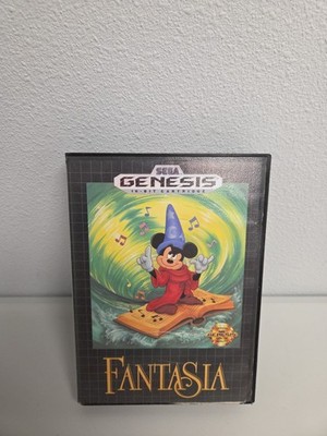 Fantasia (Sega Genesis, 1991) MD Rare Retro Mint Tested Authentic CIB 16 Bit 