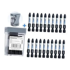  2 Inch Phillips Bit#2 Magnetic Anti Slip Impact Screwdriver Bits PH2 2"*20pcs