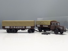 Brekina 1:87 Büssing 8000 Pritschen-Hängerzug Rinn & Cloos  RuC Zigarren #AK61