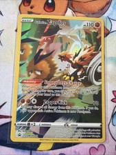 Carta Pokemon rara promozionale Holofoil Galarian Zapdos SWSH283 NM
