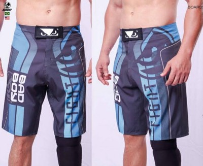BAD BOY バッドボーイ ファイトショーツ 水着 UFC RIZIN Bad Boy Shorts Jiu Jitsu BJJ MMA UFC Muay Thai Blue XL Made in