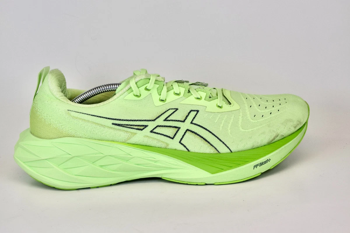ASICS Novablast 4 Mens Size 11 Running Shoes Grey White Lime Green 1011B905 Amazon.com | ASICS Men main image 3