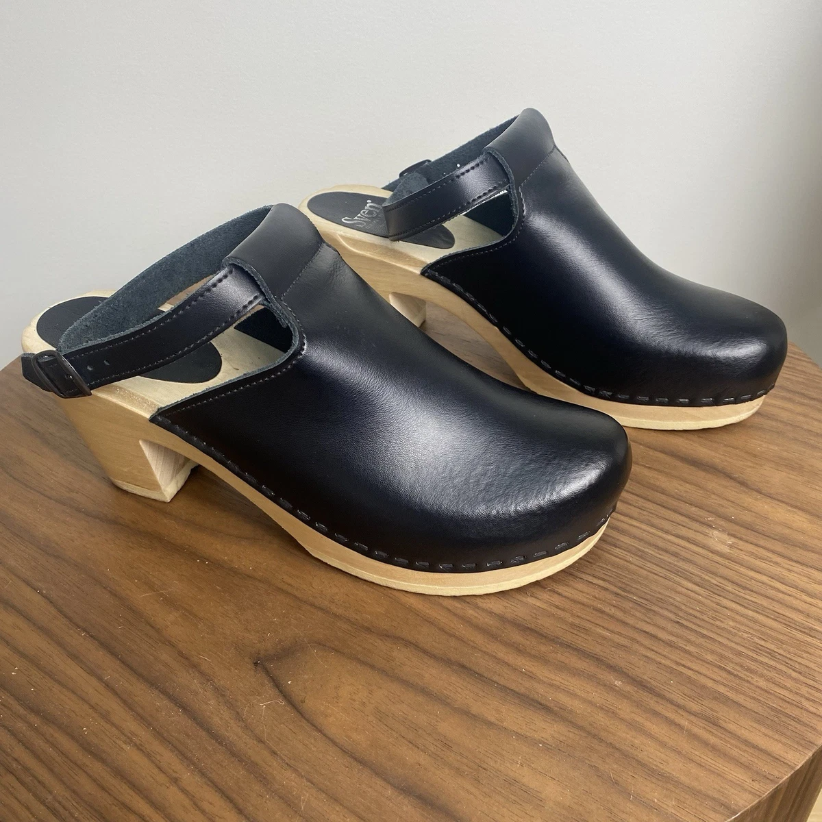 SVENS Original Suede Biker Strap Slip On Size 45. sven clogs products for sale | eBay main image 3