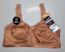 NWT BALI DF0044 Double Support Back Smoothing Wirefree Cool Comfort 34C Bra