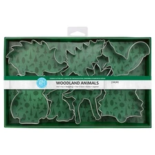 R&M International 7 Piece Woodland Animals Cookie Cutter Set