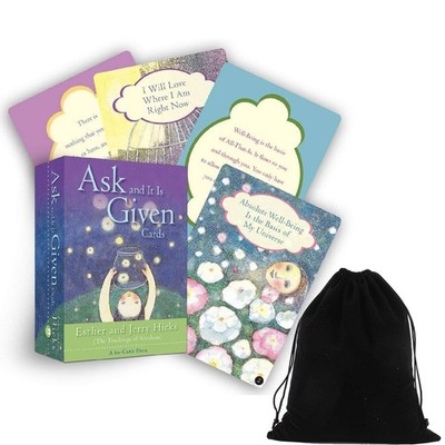 Ask and It Is Given Cards: 60-Card Deck + Dear Friends Karte mit Tasche