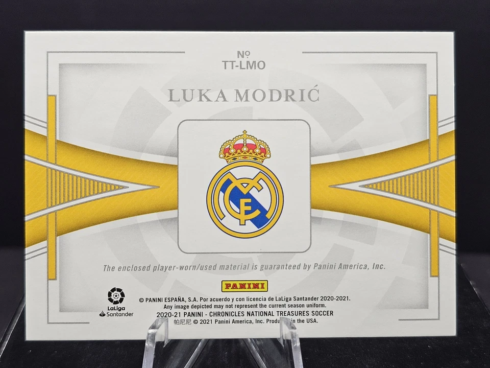 2020-21 Panini Chronicles - National Treasures Threads Luka Modric #/500 - Image 2 of 2