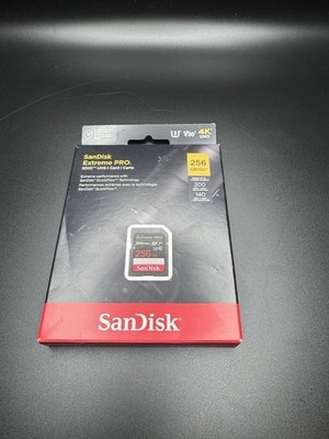 SanDisk 256GB Extreme PRO  SDHC And SDXC UHS-I Card - SDSDXXD-256G-GN4IN