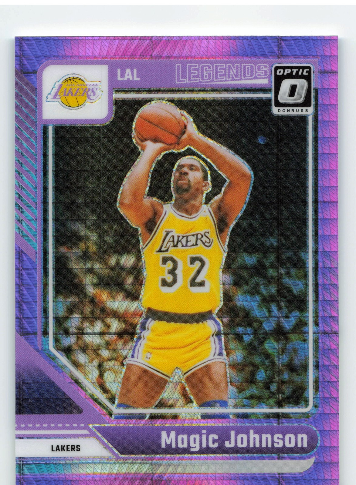 2024-25 Donruss Optic #239 Magic Johnson Hyper Pink